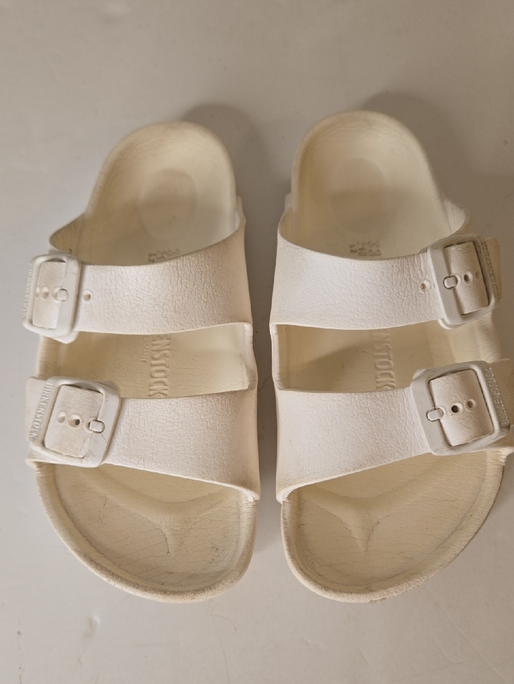 Girls White EVA Birkenstock Sandals EU 33 US 2